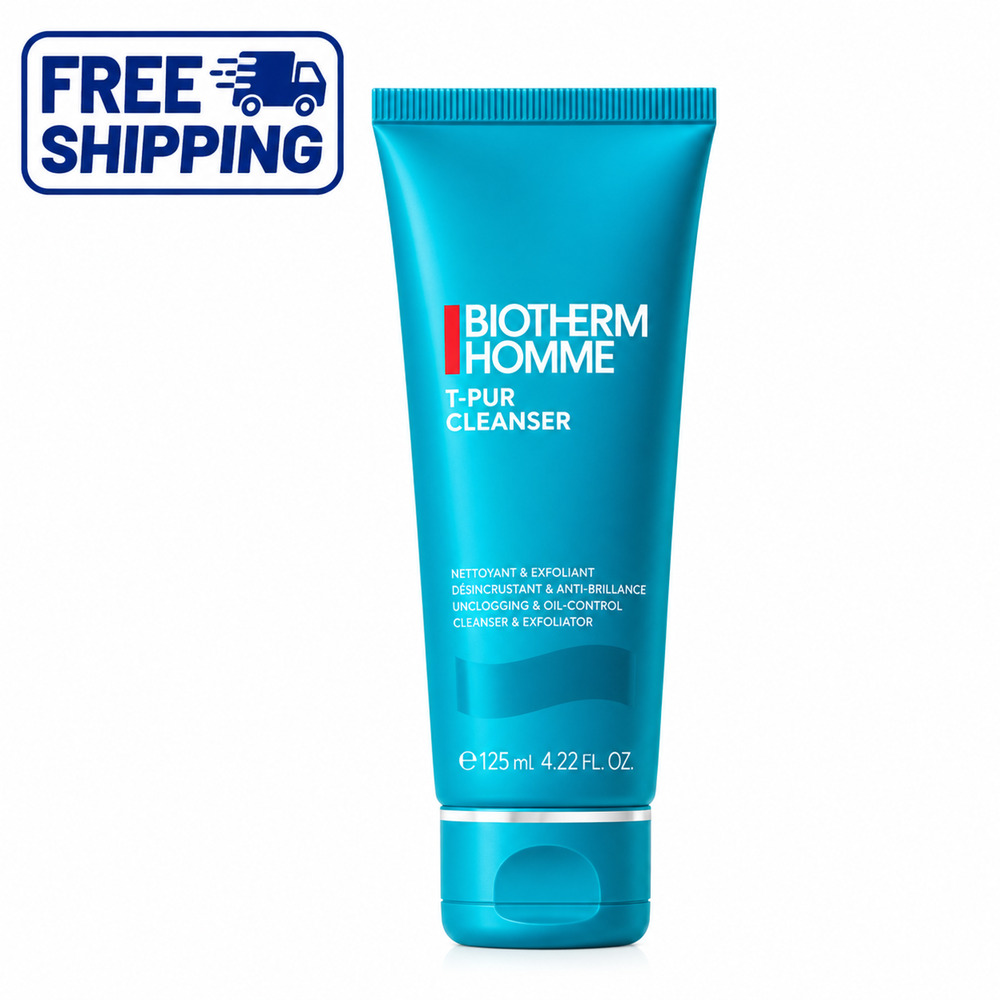 Biotherm Homme T-Pur Cleanser Oil Control Face Wash 125ml 4.22 oz